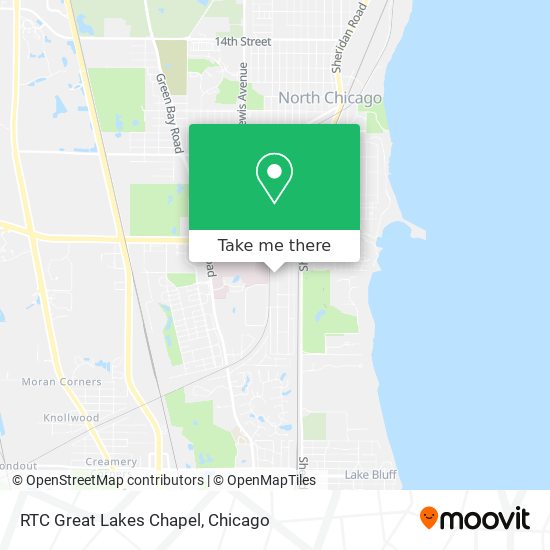 RTC Great Lakes Chapel map