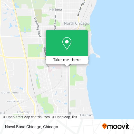 Mapa de Naval Base Chicago