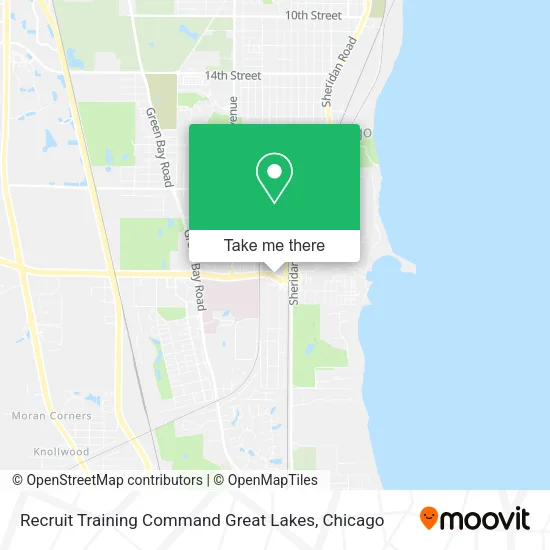 Mapa de Recruit Training Command Great Lakes
