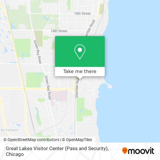 Mapa de Great Lakes Visitor Center (Pass and Security)