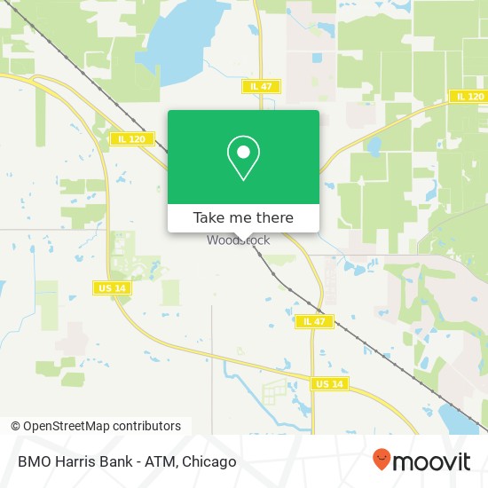 BMO Harris Bank - ATM map