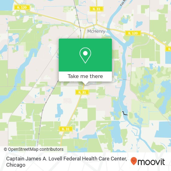 Captain James A. Lovell Federal Health Care Center map