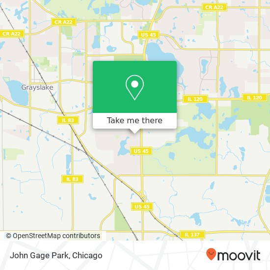 John Gage Park map