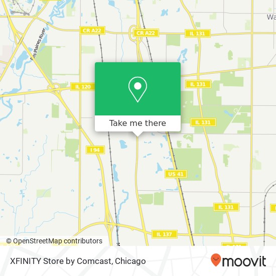 Mapa de XFINITY Store by Comcast