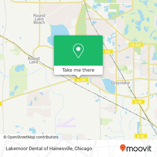 Lakemoor Dental of Hainesville map