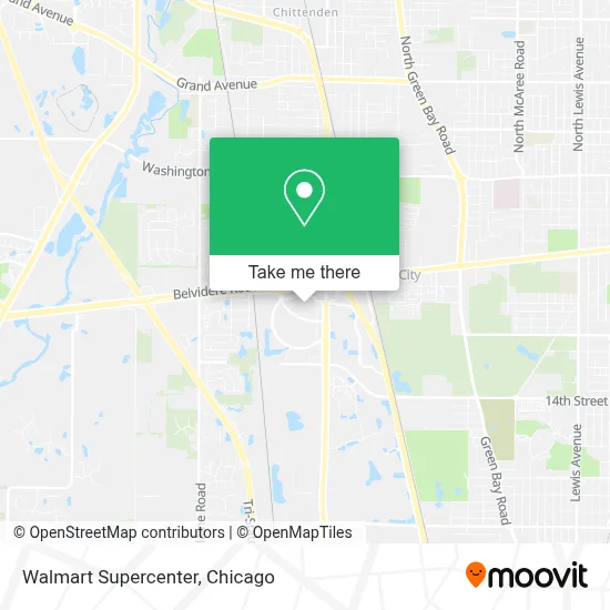 Walmart Supercenter map