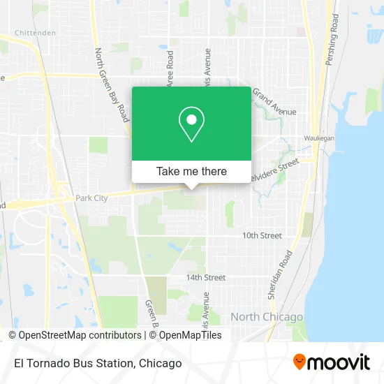 El Tornado Bus Station map