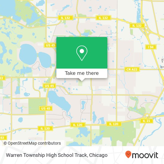Warren Township High School Track map