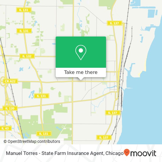 Mapa de Manuel Torres - State Farm Insurance Agent