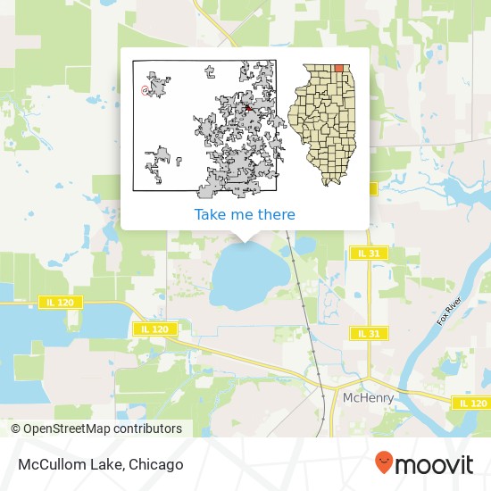 McCullom Lake map