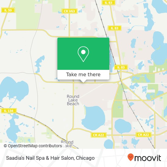 Saadia's Nail Spa & Hair Salon map