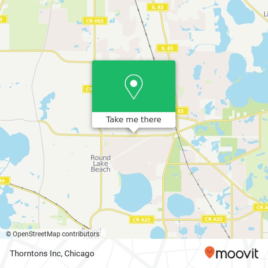 Thorntons Inc map
