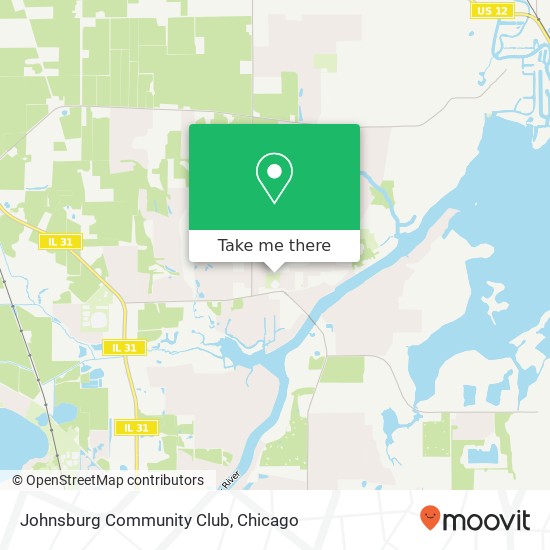 Mapa de Johnsburg Community Club