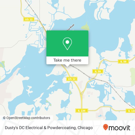 Dusty's DC Electrical & Powdercoating map