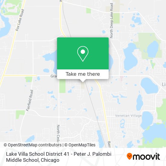 Lake Villa School District 41 - Peter J. Palombi Middle School map