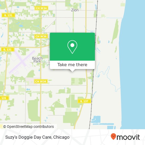 Suzy's Doggie Day Care map