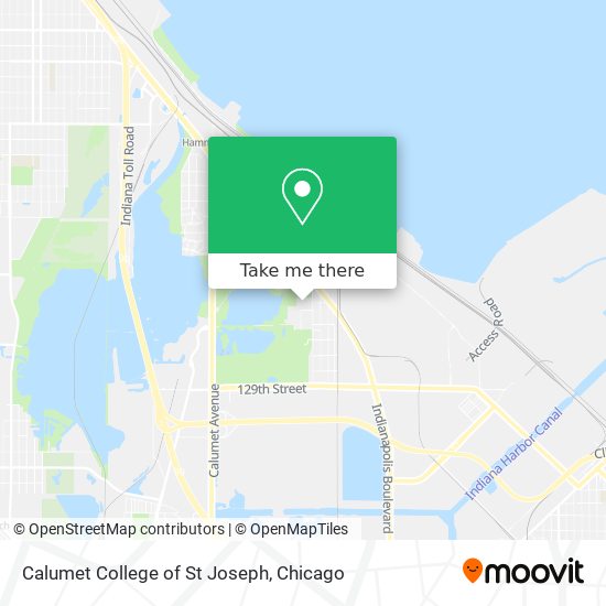 Calumet College of St Joseph map