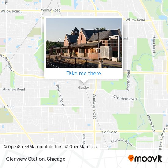Glenview Station map
