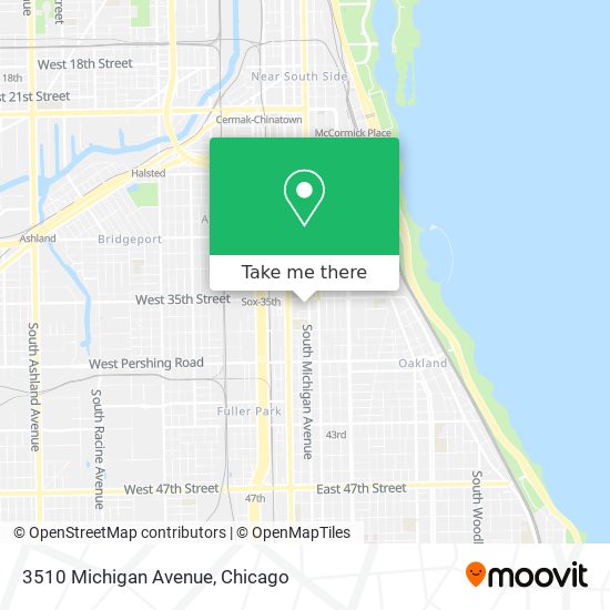 Mapa de 3510 Michigan Avenue
