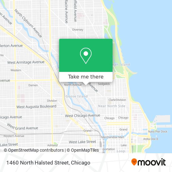 1460 North Halsted Street map