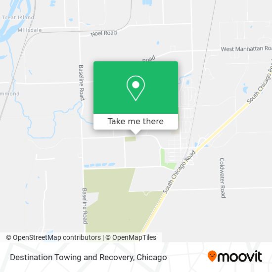 Destination Towing and Recovery map