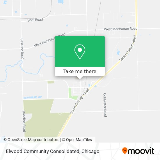 Elwood Community Consolidated map