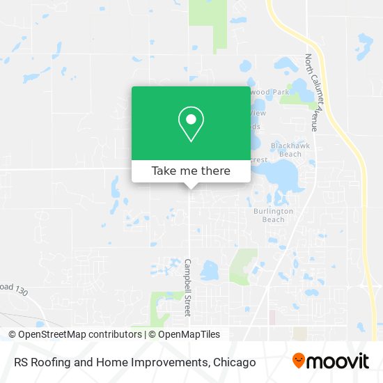 RS Roofing and Home Improvements map