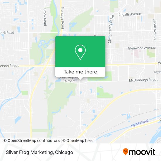 Silver Frog Marketing map