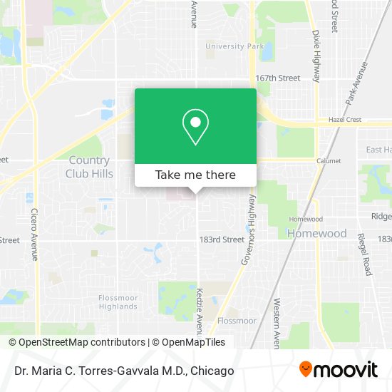 Dr. Maria C. Torres-Gavvala M.D. map