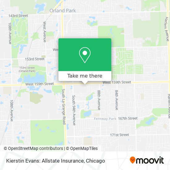 Mapa de Kierstin Evans: Allstate Insurance