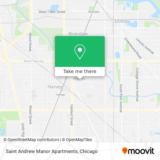 Saint Andrew Manor Apartments map