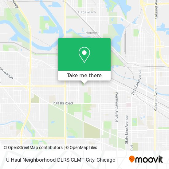 U Haul Neighborhood DLRS CLMT City map