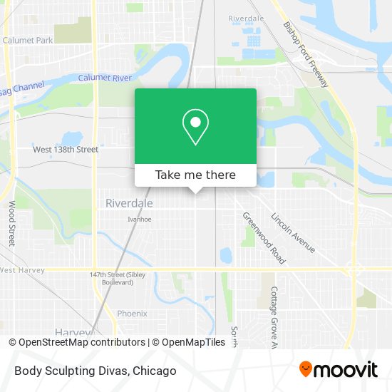 Body Sculpting Divas map