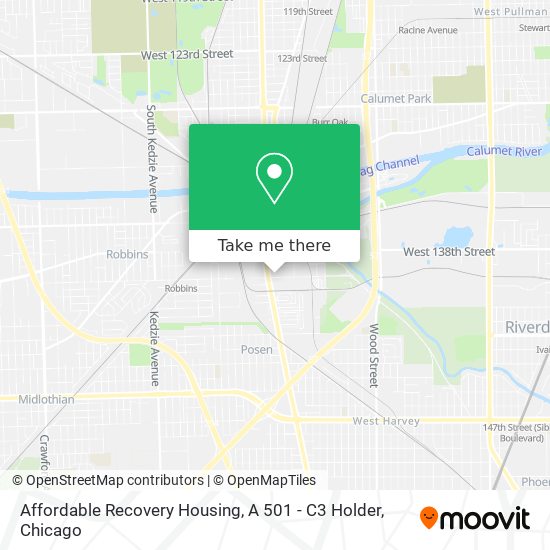 Mapa de Affordable Recovery Housing, A 501 - C3 Holder