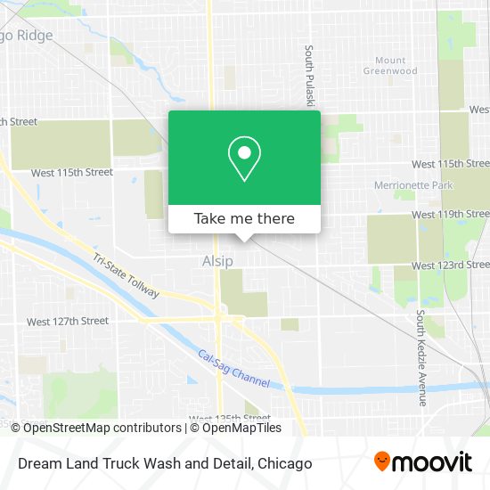 Dream Land Truck Wash and Detail map