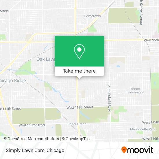 Simply Lawn Care map