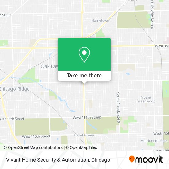 Mapa de Vivant Home Security & Automation