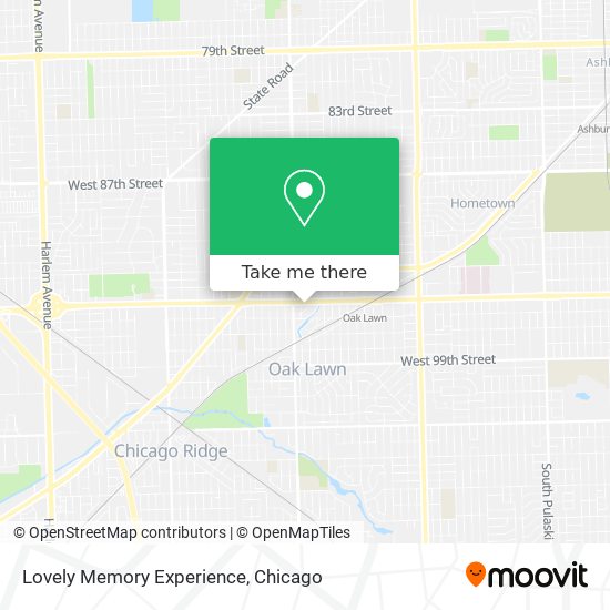 Lovely Memory Experience map