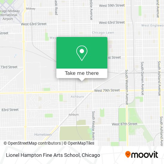 Mapa de Lionel Hampton Fine Arts School