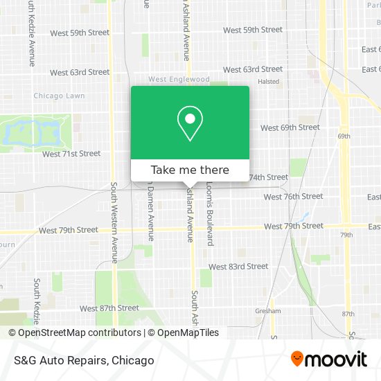 S&G Auto Repairs map