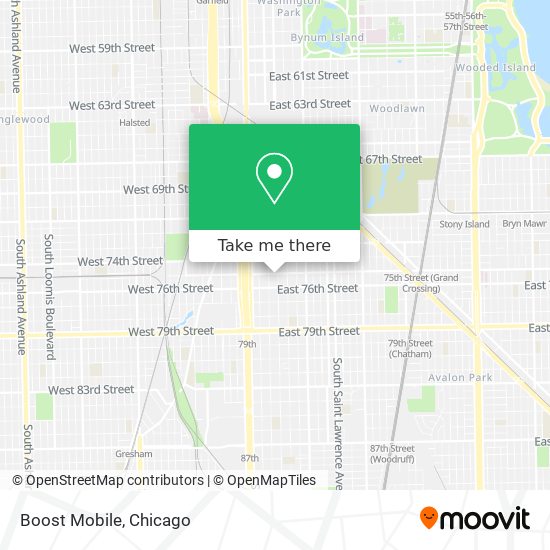 Boost Mobile map