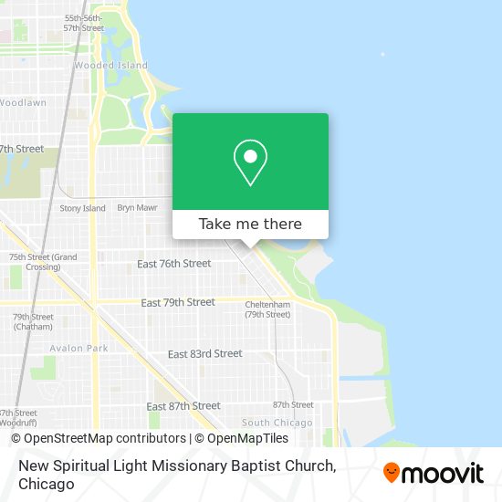 New Spiritual Light Missionary Baptist Church map