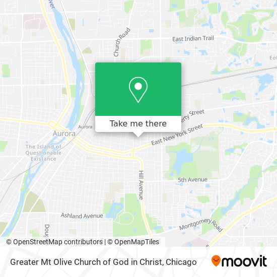 Greater Mt Olive Church of God in Christ map