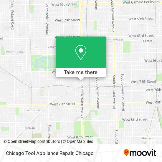 Chicago Tool Appliance Repair map