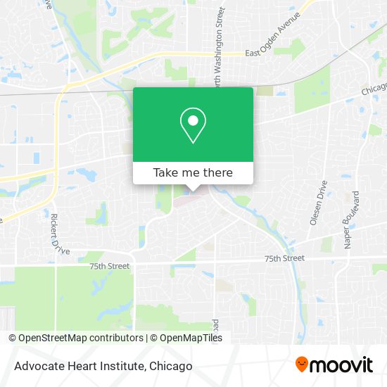 Advocate Heart Institute map