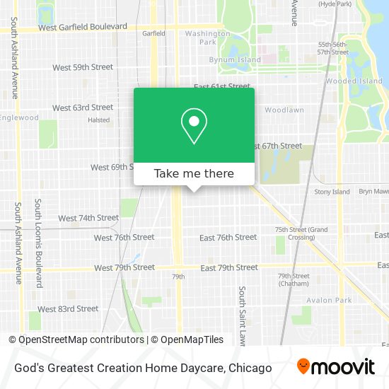 God's Greatest Creation Home Daycare map