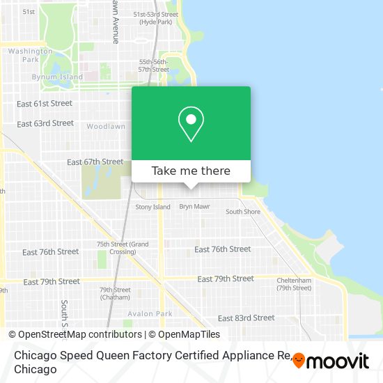 Mapa de Chicago Speed Queen Factory Certified Appliance Re