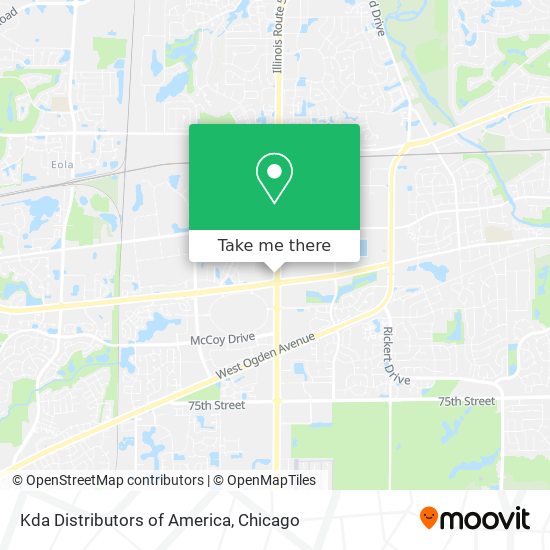 Kda Distributors of America map