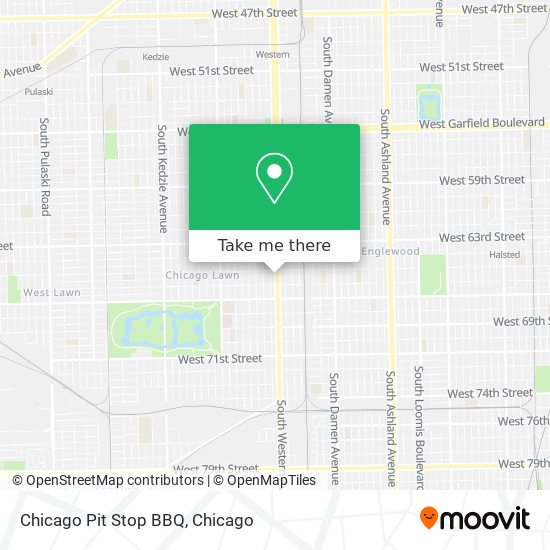 Mapa de Chicago Pit Stop BBQ