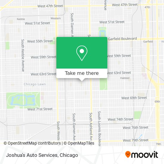 Joshua's Auto Services map